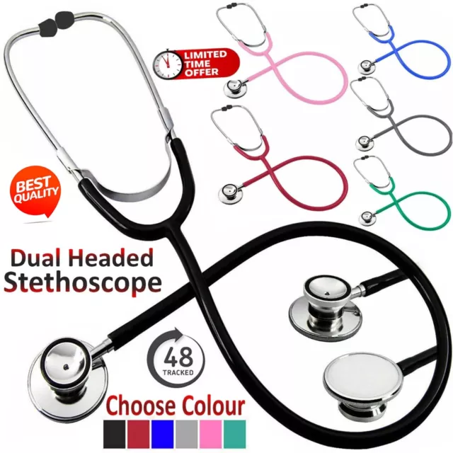 Medical Stethoscope Emt Dual Head For Doctor Nurse Student Adult Health Care Pro