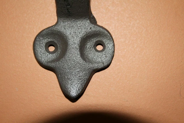 Large Colonial Carriage Door Pull 15 1/2 inch Hand-Forged Steel - HW-39 11
