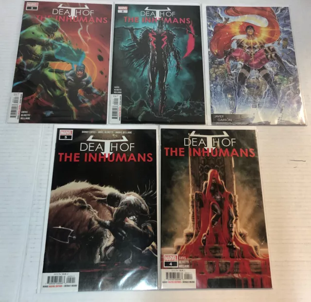 Death of The Inhumans (2018)#1-5 VF/NM Complete Set ~Marvel Comics | Donny Cates