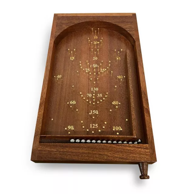 Vintage style tabletop wooden pinball game | Bagatelle