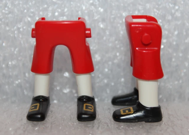 PLAYMOBIL 2X JAMBES " Soldats Jambières Rouge Or " Chevalier Pirates Soldats Acw EUR 1,91