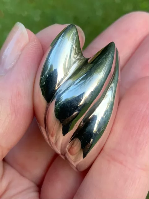 Vintage Mexican Sterling Silver Ring Taxco Artisan Handcrafted Huge