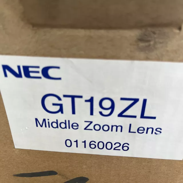 GT19ZL Middle zoom lens unit 01160026 replacement works with GT1150. NEC GT1250 2