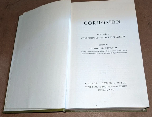 Corrosion: Complete Set in 2 volumes by L.L. Shreir 3