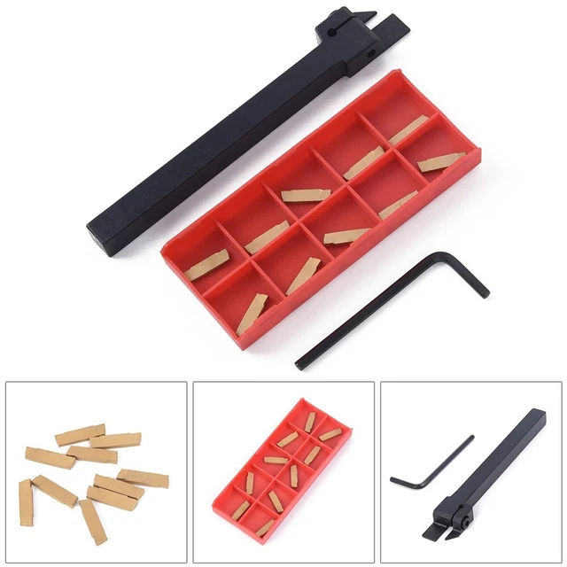 Outils De Tour, Kennametal 1 Pièce Srapr1616H10 Porte-outil De Tournage De Tour 10 Pièces Rpmt10T3Mo Insère Des Lames Avec Clé Outils De Coupe De Tour