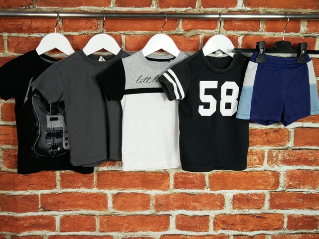 BUNDLE BAMBINO ETÀ 12-18 MESI NEXT ZARA ecc PANTALONCINI TOP T-SHIRT METALLICA 86CM