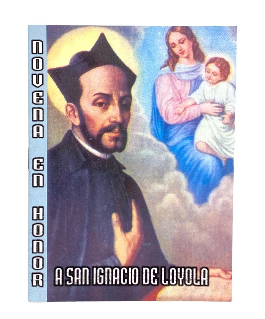 NEUVAINE EN HONNEUR saint Ignace Loyola livre espagnol prières livre de