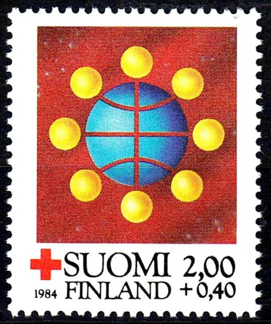 Finnland Suomi postfrisch MNH Rotes Kreuz Medizin Gesundheit Jahrgang 1984 / 104