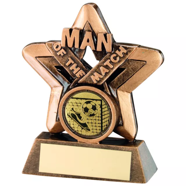 Football Man Of The Match Star Trophy Resin Value Award FREE Engraving RF418