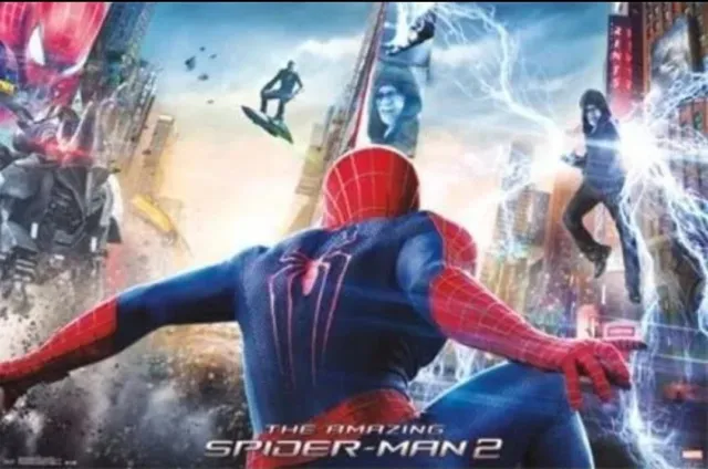 Movie Poster SPIDER-MAN 2 1 Sided ORIGINAL FINAL 27x40 TOBEY MAGUIRE  KIRSTEN DUNST