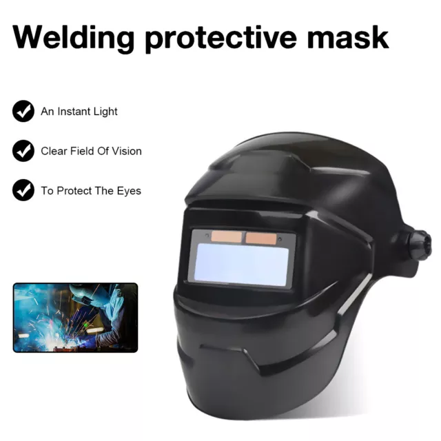 Welding Helmet Mask Auto Darkening Welders Arc Tig Mig Grinding Solar Powered