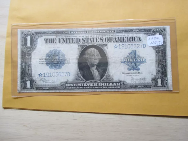 1923 $1 Silver Crtificate (Star Note)