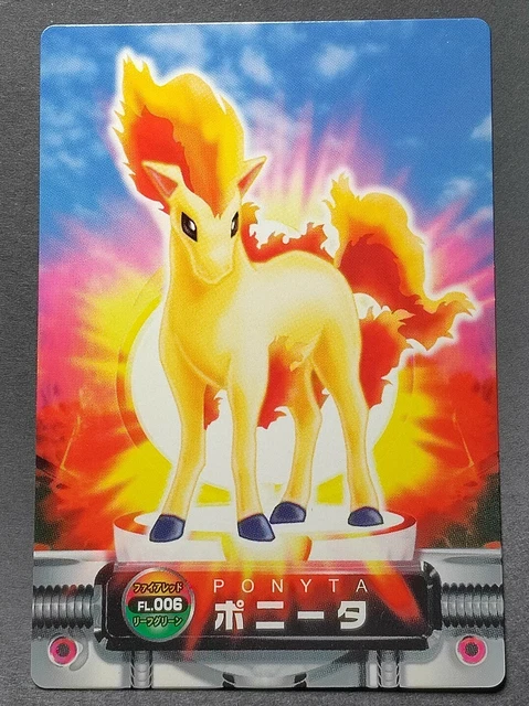 PONYTA POKEMON ZUKAN Card Japanese No.FL.006 Rare Nintendo From Japan F ...