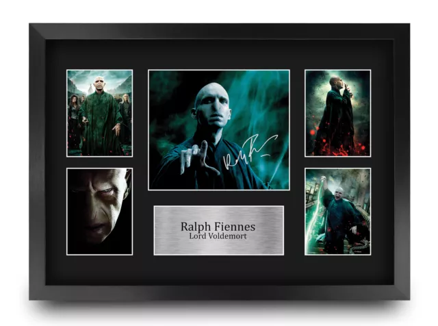 Ralph Fiennes Harry Potter Lord Voldemort Gifts Signed Photo Print Movie Fan