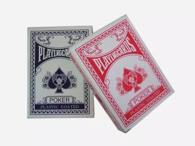Professional Plastic Coated Playing Cards Poker Size High Quality Games Casino