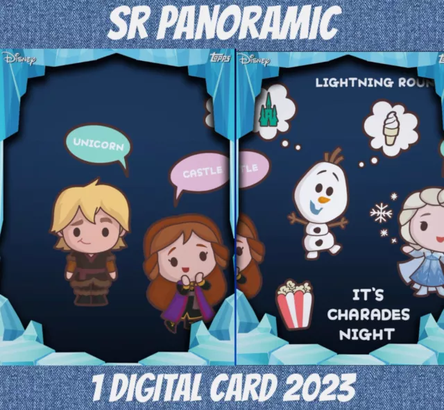Topps Disney SR elsa anna frozen Family Forever Panoramic motion 2023 Digital