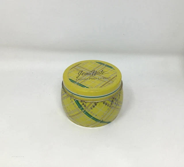 Vintage Jean Nate’ Candle Pour LeBain Tin Unused