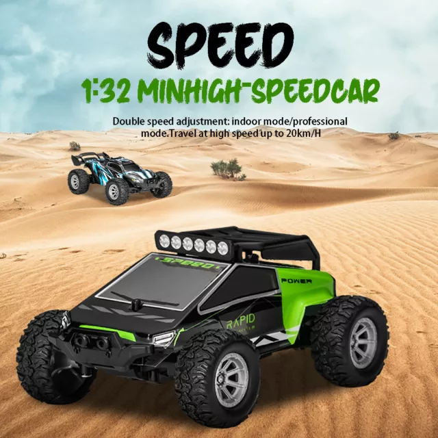 1/32 4CH 2WD 2.4GHz Mini 25Km/h High Speed Remote Control Off Road Vehicle Car