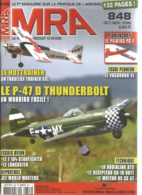 Plan Encart MRA N°769 - Mustang T-51 & P-51 Lassy Trainer - Documentation Aéronautique Occasion