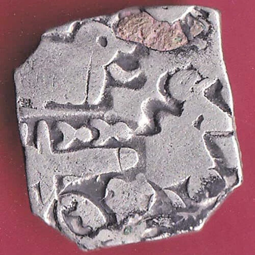 ANCIENT MUARYAN PERIOD MAGHAD DYNASTY "Both Side PUNCHES" SILVER PUNCHMARK #Y22