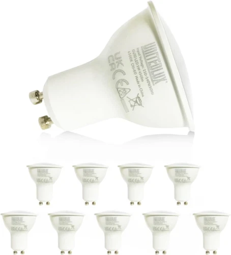 UNITEDLUX GU10 LED Light Bulbs 5W, 45W Halogen Bulb Equivalent, 450lm...