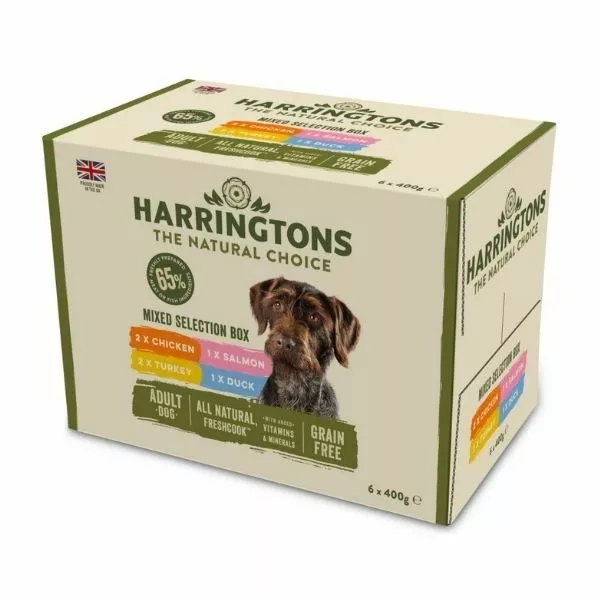 Harringtons Adult Dog Food Mixed Selection 6 x 400g Complete Wet Grain Free