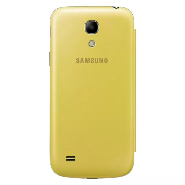 Samsung Custodia Flip-cover Book-case Original Galaxy S4 Mini I9190 I9195 Yellow 3