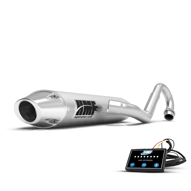 HMF Yamaha YFZ 450R Full Exhaust Brushed Ellip w/Euro + EFI (09-23)