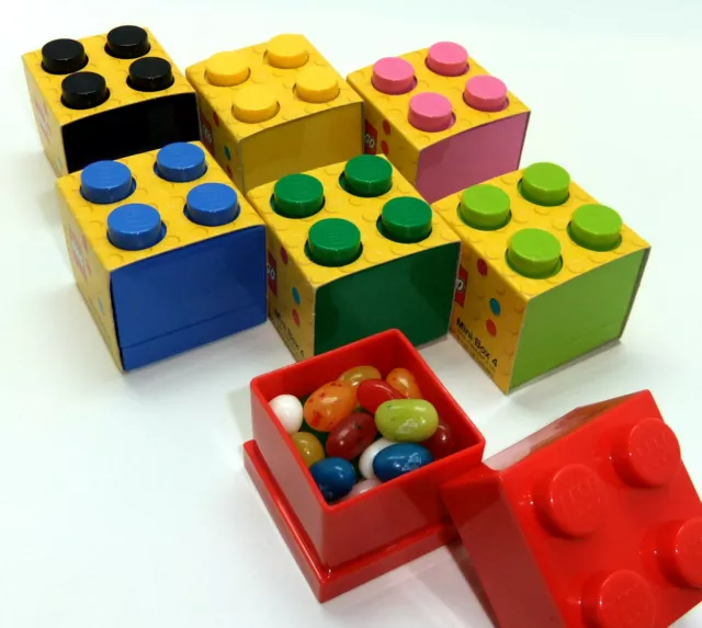 Lego Mittagessen/Aufbewahrung Mini Box 4 Für Kleine Snacks 7 Farben