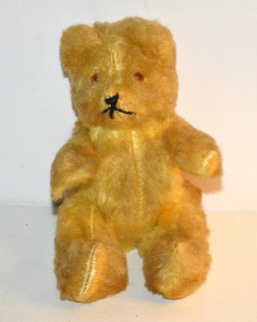 Ancien Ours Blanc En Celluloïd - Jouet Vintage Petitcollin
