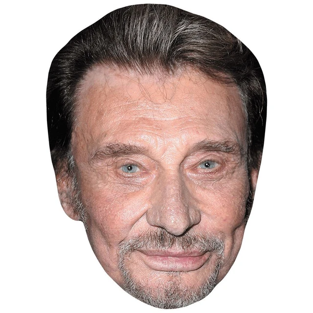 Silhouette Grandeur Nature Johnny Hallyday – Blue Blazer – Découpe Carton – Celebrity Cutouts