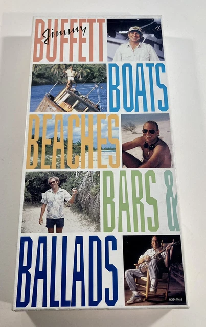 Boats, Beaches, Bars & Ballads [Box] by Jimmy Buffett (CD, May-1992, 4 Discs,...