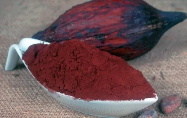 Krauterino24 - Fèves de Cacao Moulu Cacao en Poudre Déshuilé 20-22% - 250g