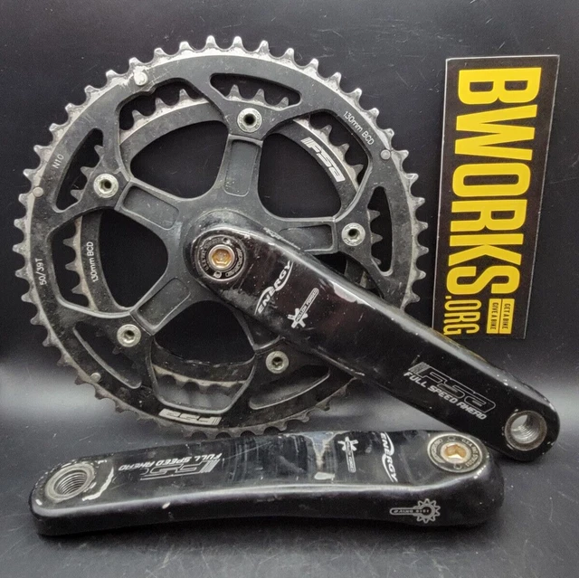 FSA Energy Double Crankset 50/39t Compact 170mm 130 BCD ISIS   e7