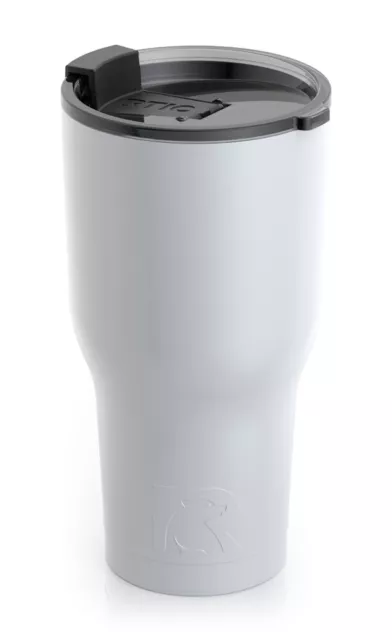 NEW RTIC 30 oz Tumbler Hot Cold Double Wall Vacuum Insulated 30oz WHITE 2