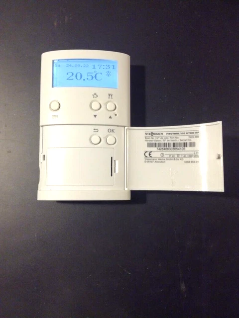 THERMOSTAT D'AMBIANCE PROGRAMMABLE Viessmann Vitotrol 100 Utdb-Rf