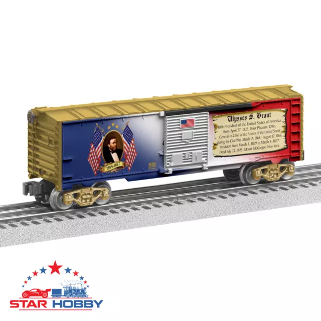 Lionel 6-82334 Ulysses S. Grant Boxcar USA President O Scale Model Train