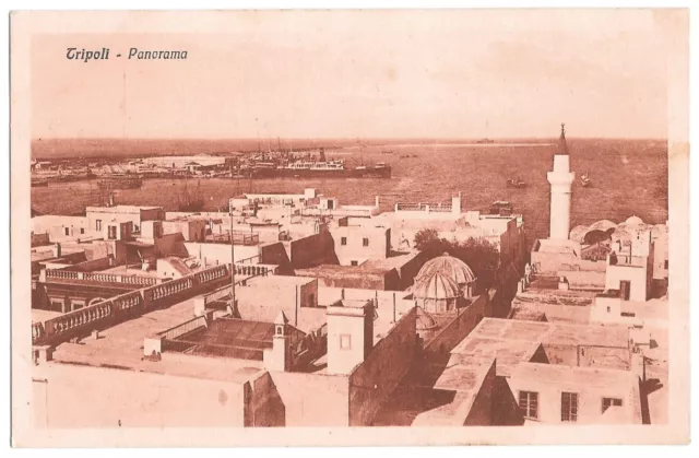 Cartolina coloniale Libia Tripoli - Panorama