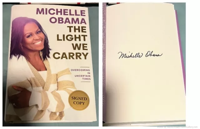 Michelle Obama - The Light We Carry - SIGNED / AUTOGRAPHED FIRST EDITION HC Book