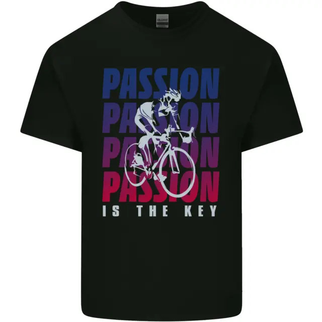 Cycling Passion Is the Key Cyclist Funny Kids T-Shirt Childrens