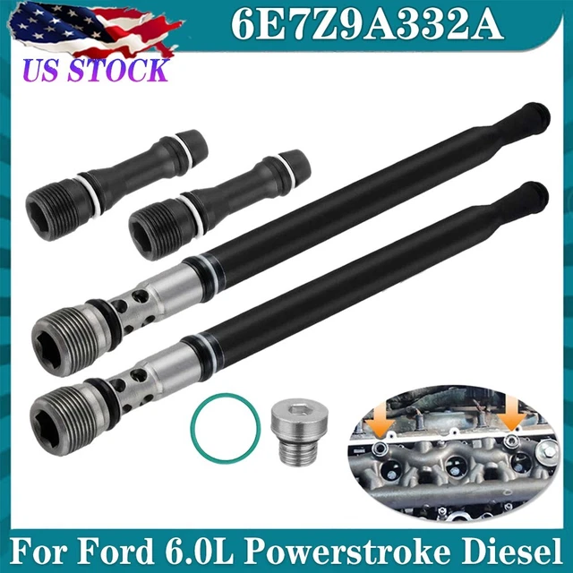 6E7Z9A332A For Ford 6.0L Powerstroke Diesel Updated Stand Pipe & Dummy Plug Kit