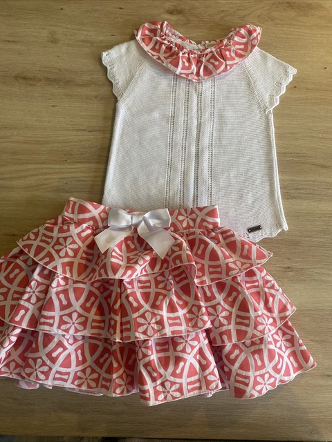 Girls Cesar Blanco Spanish Set Age 8 Worn Once