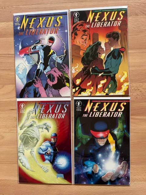 Nexus The Liberator Set 1-4 Dark Horse Comics Avg Grade 8.5-9.0 E45-187