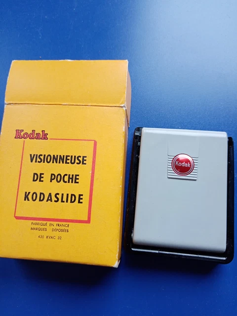 Visionneuse De Poche COROR Diapositives + Boîte Vintage – Fabriquée En France