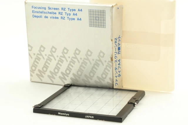 [ Near MINT in Box ] Mamiya Focusing Screen Type A4 For RZ67 Pro II From Japan