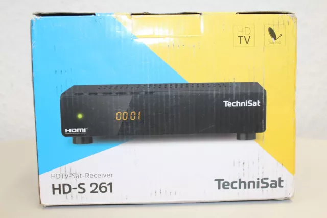 TechniSat HD-S 261 Receiver Schwarz HDTV-Receiver Neu Rechnung MwSt