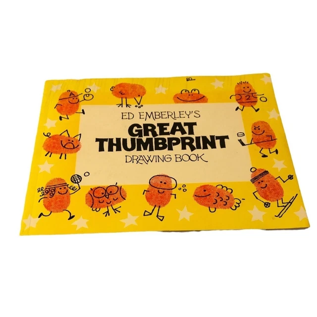 Ed Emberley's Great Thumbprint Drawing Paperback Book