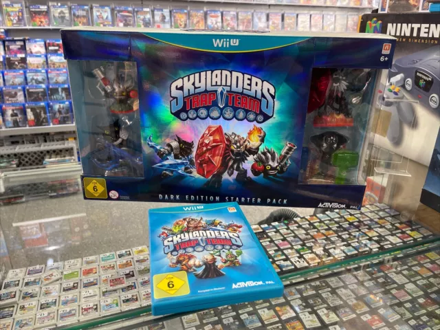 Wii U - Skylanders: Trap Team Starter Pack - Dark Edition DE/EN Top Zustand