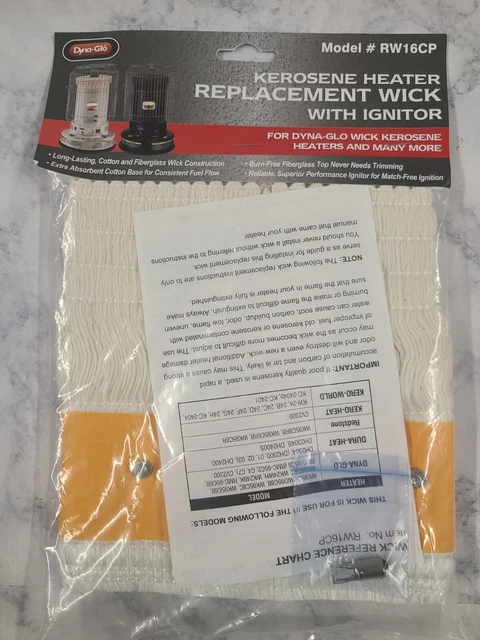 Dyna-Glo Kerosene Heater Replacement Wick With Ignitor #RW16CP