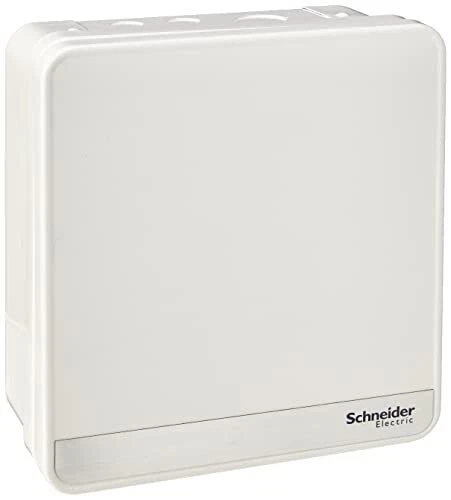 Schneider Electric Easy9+ - Unità di consumo, 4 vie, senza arrivi, montaggio superficiale